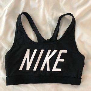 Nike Swoosh Logo Women's Medium Support Sports Bra
